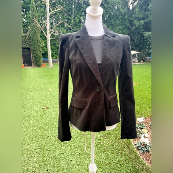 Zara Tailored Velvet Blazer ZW Collection - Picture 6 of 9